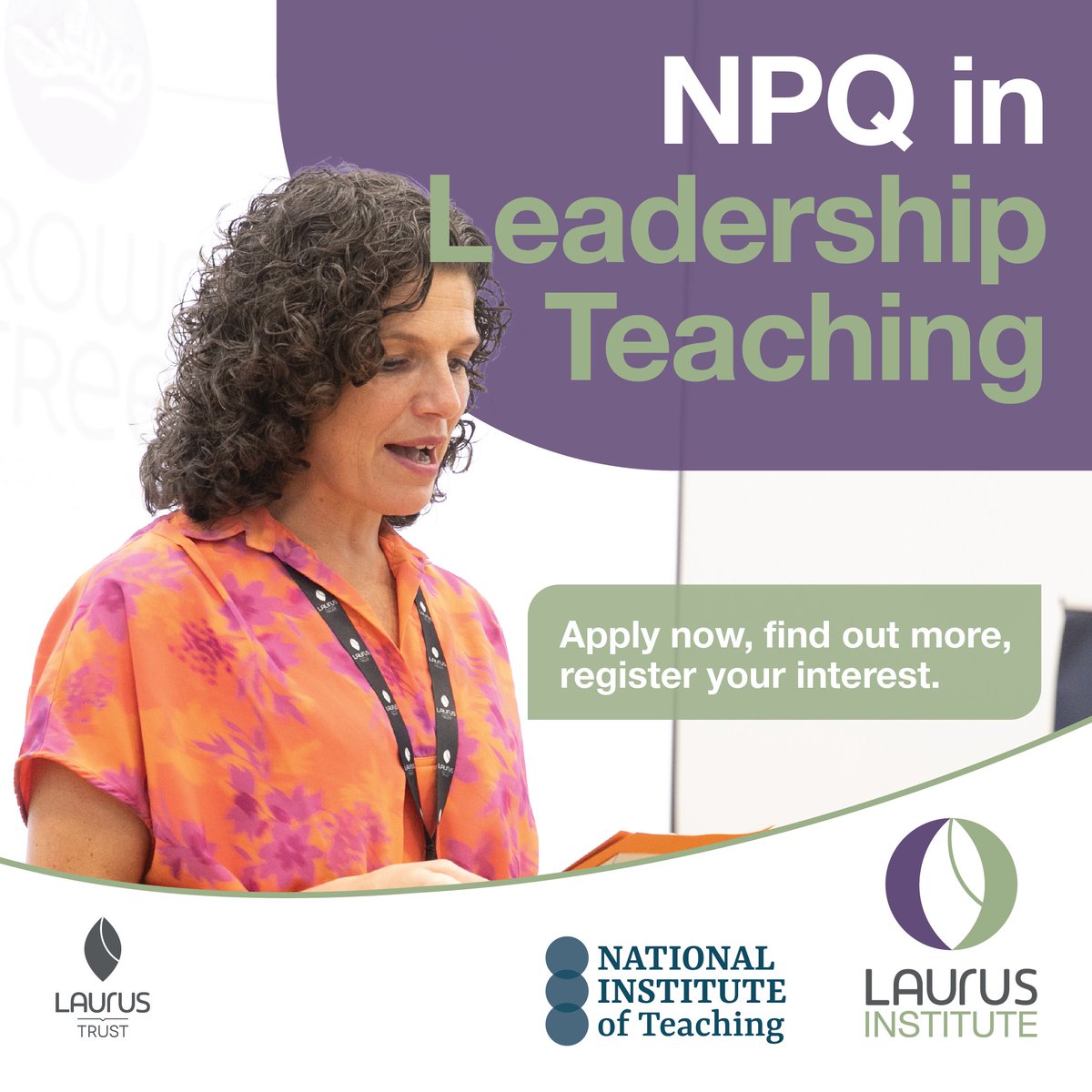 📚 |NPQ in Leading Teaching

The NPQLT will:

Deepen your understanding on the principles of teaching, develop leadership skills through expert guidance and help you enhance student outcomes.

Start Date: April 2025
Funding may be available

Find out more:
laurustrust.co.uk/national-profe…