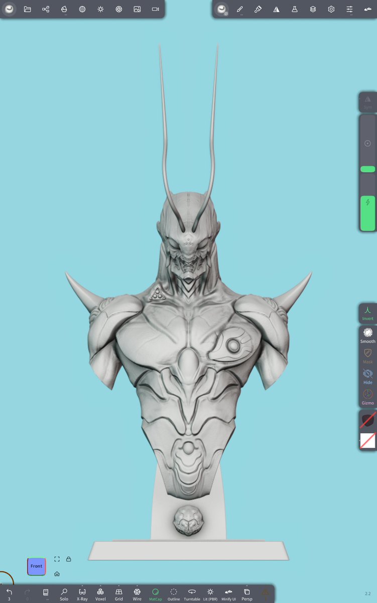 yacoolzabest's tweet photo. WIP ☣️

Neonoid - Doras / Kamen Rider ZO

3D in Nomad Sculpt

#KamenRider_ZO #Doras #Neonoid #nomadsculpt  @nomadsculpt https://t.co/JS7FfnUvuf