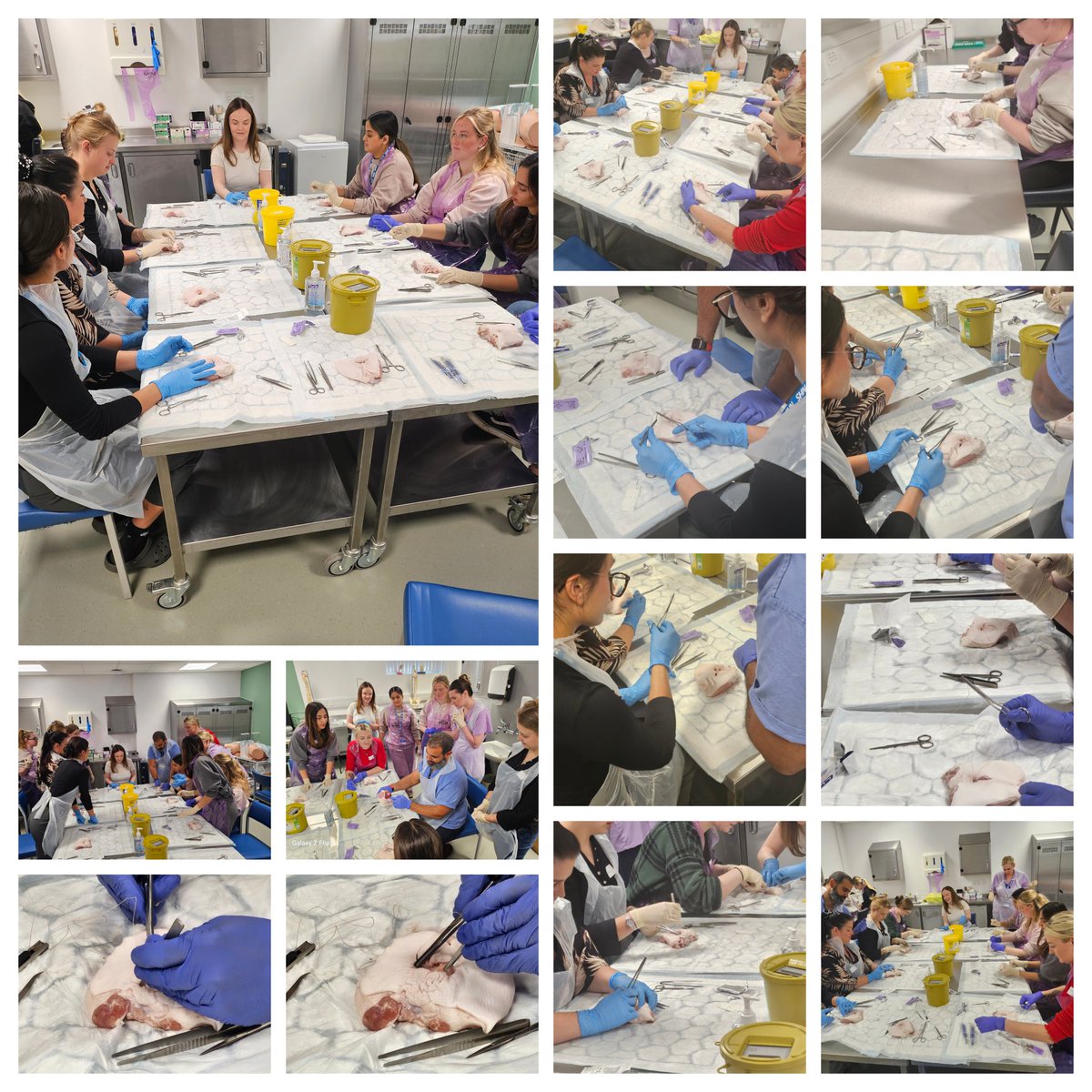 cazandal's tweet photo. Some excellent  perineal suturing teaching on the NQM perceptorship training for our newly qualified Midwives this morning @CHFTNHS @RachelCPDM @ChftmedicalE #SimulationRocks https://t.co/64raE1OO6e