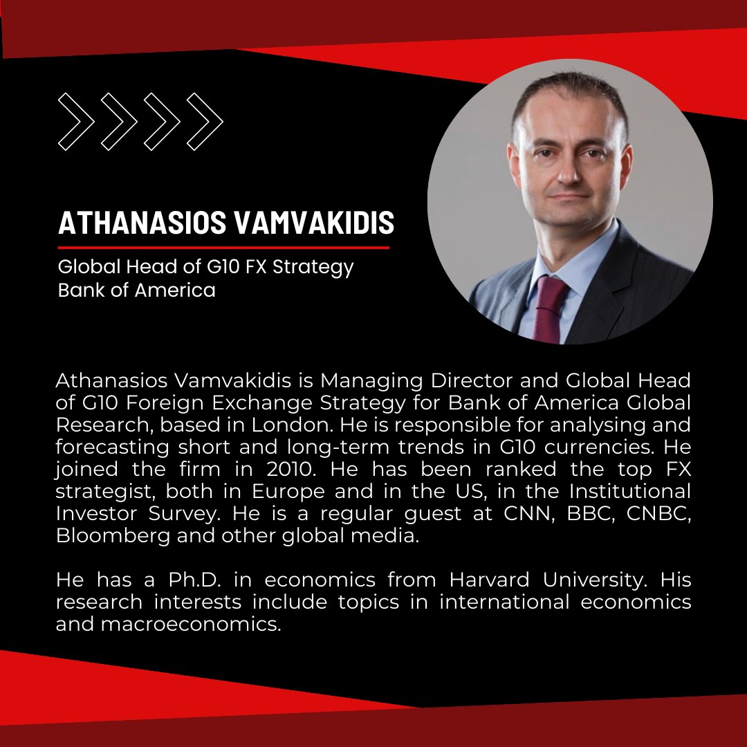 lbscbf's tweet photo. 🚨 Speaker Spotlight Alert!
We’re thrilled to announce that Athanasios Vamvakidis, Managing Director and Global Head of G10 FX Strategy at Bank of America Global Research, will be joining us at the 14th LBS China Business Forum, 24th May 2025, at London Business School. https://t.co/B6jbrx8A7i