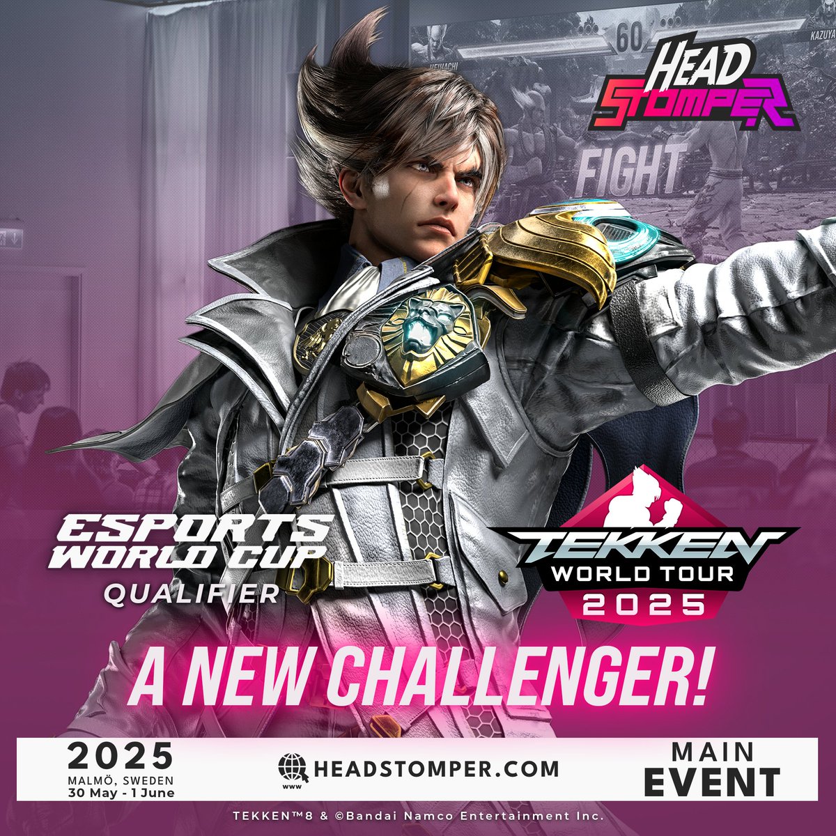 This year, our TEKKEN 8 tournament is taking it to the next level - it’s officially part of both the TEKKEN World Tour and the Esports World Cup!🏆

That means TWT players will be battling not only for World Tour points but also for an additional $2,000 pot bonus! 

1/2