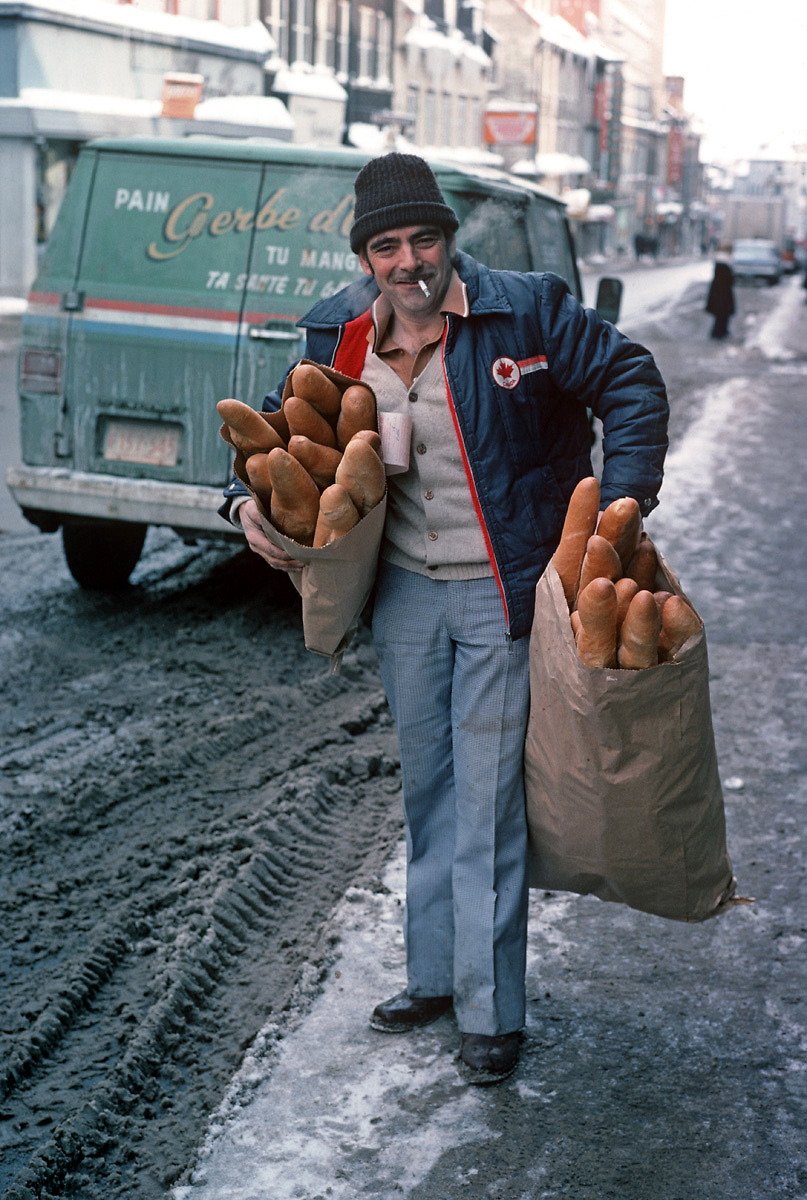 Bread deliveryman. Quebec, Canada. 1977

Alain Le Garsmeur