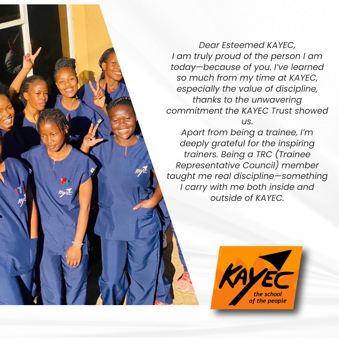 kayectrust's tweet image. #KAYEC30Years
#KAYECJourney
#YouthEmpowerment
#TRCLeadership
#FaithBasedTraining
#LifeChangingExperience
#InspiredByKAYEC
#KAYECFamily
#DisciplineMatters
#BuildingTomorrow
#PracticalSkills
#HopeForTheFuture
#KAYECImpact
#VocationalTraining
#MyKAYECMyHope