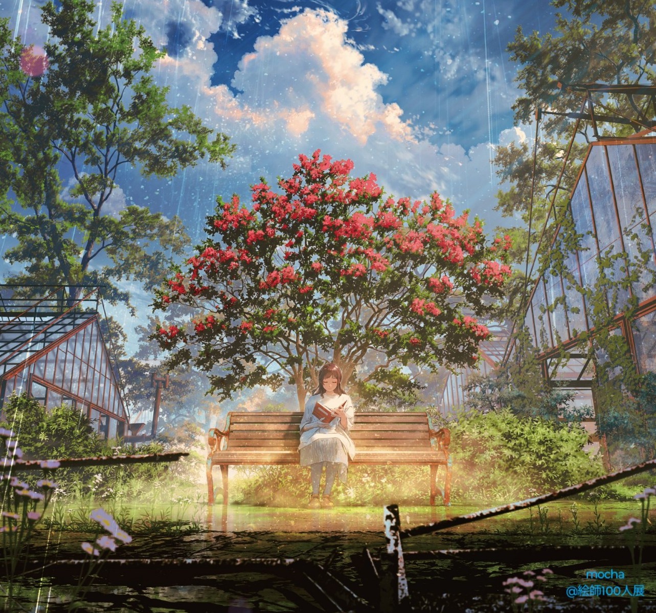 【値下げ】mocha 桜愁 複製原画 絵師100人展 14 mocha 桜愁 複製原画 絵師100人展 14 - メルカリ