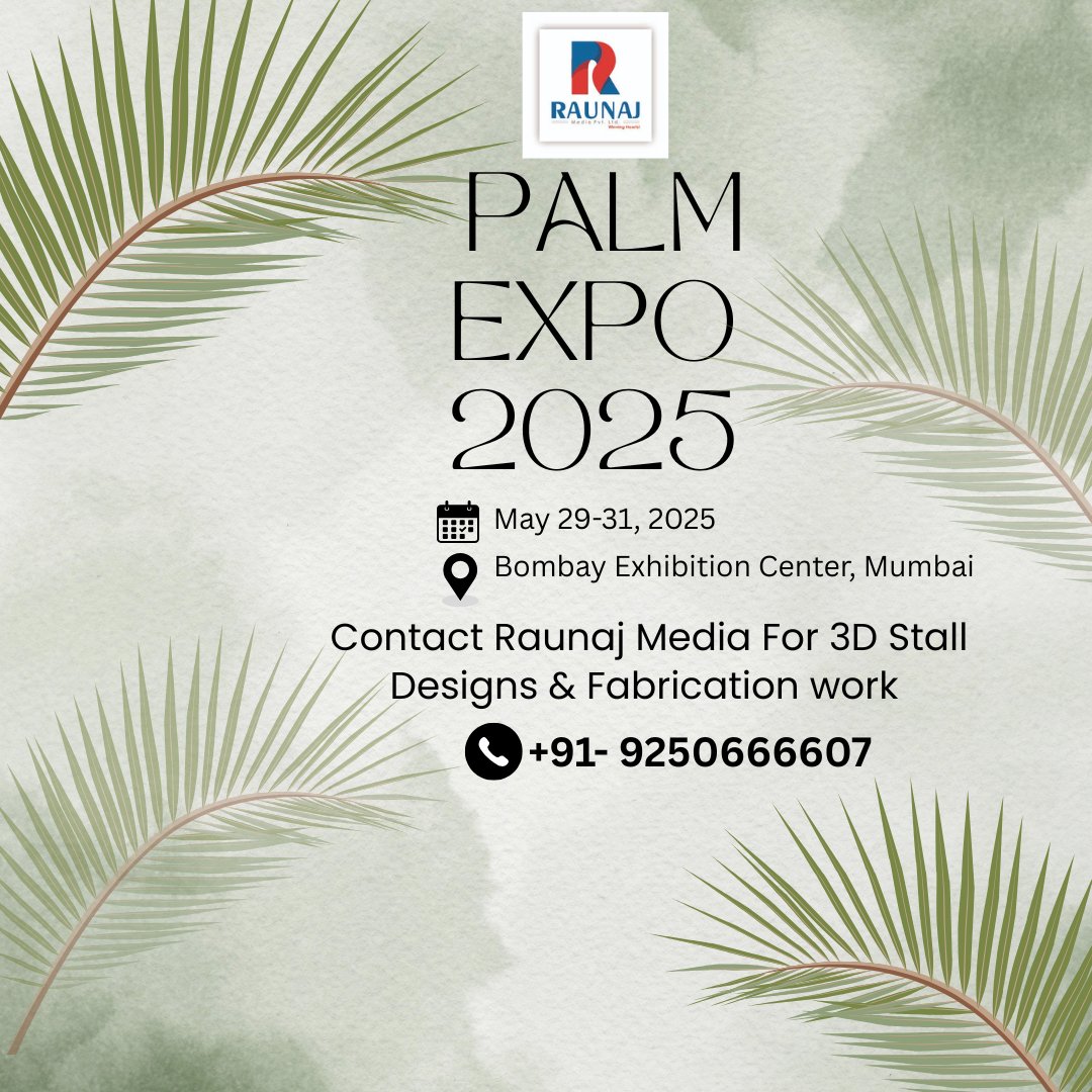 Raunajmedia's tweet image. #palmexpo2025  – We’re Ready, Are You? 📷
📷 May 29-31, 2025 | 📷 #bombayexhibitioncentre #mumbai
Planning to participate in India’s biggest pro audio, lighting ?
Let your brand speak volumes with a stunning #3dstalldesign   by @Raunajmedia  
#palmexpo2025 #pehalgamattack