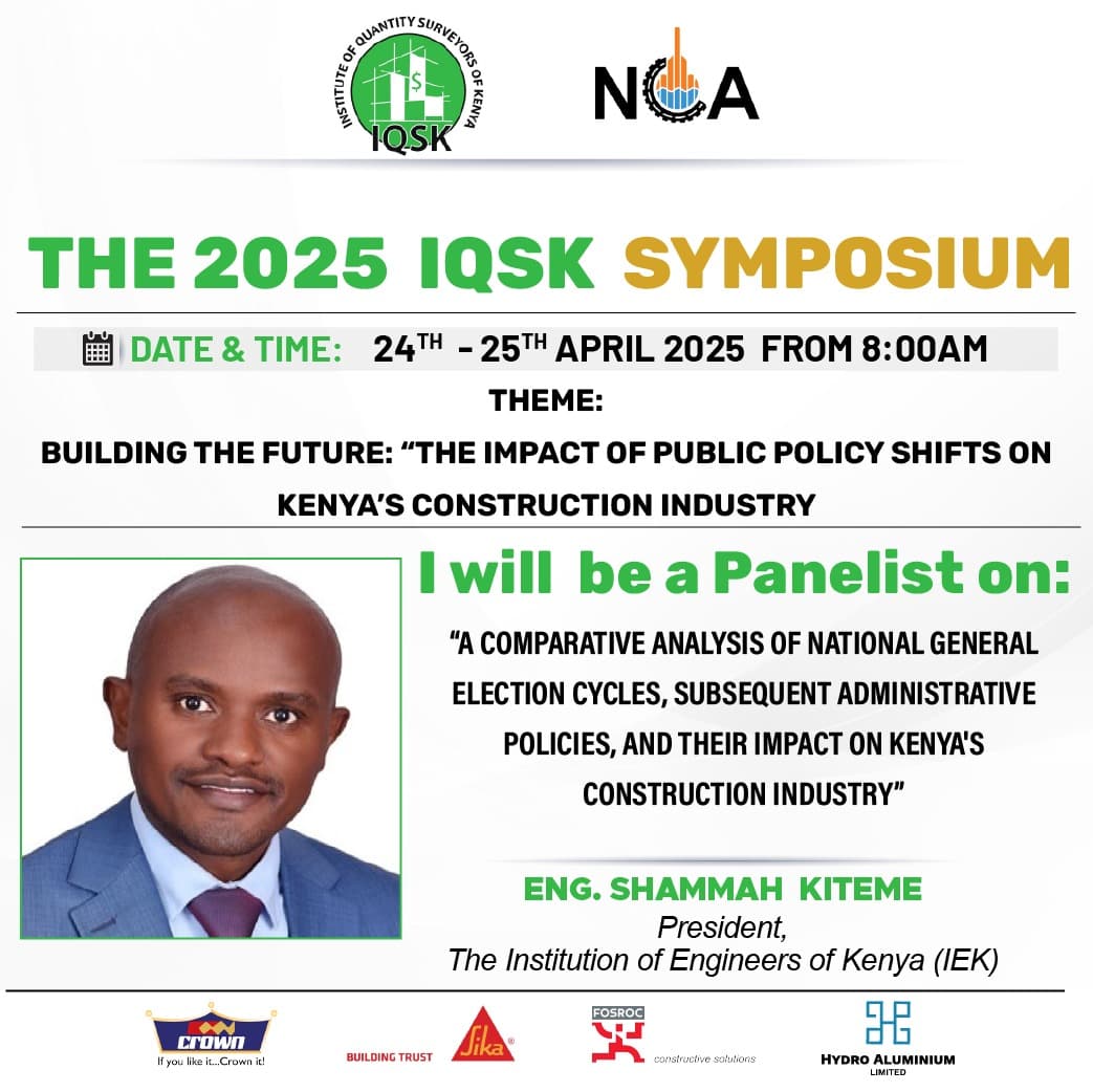 Some interesting conversations today <a href="/TheIEK/">The Institution of Engineers of Kenya</a>