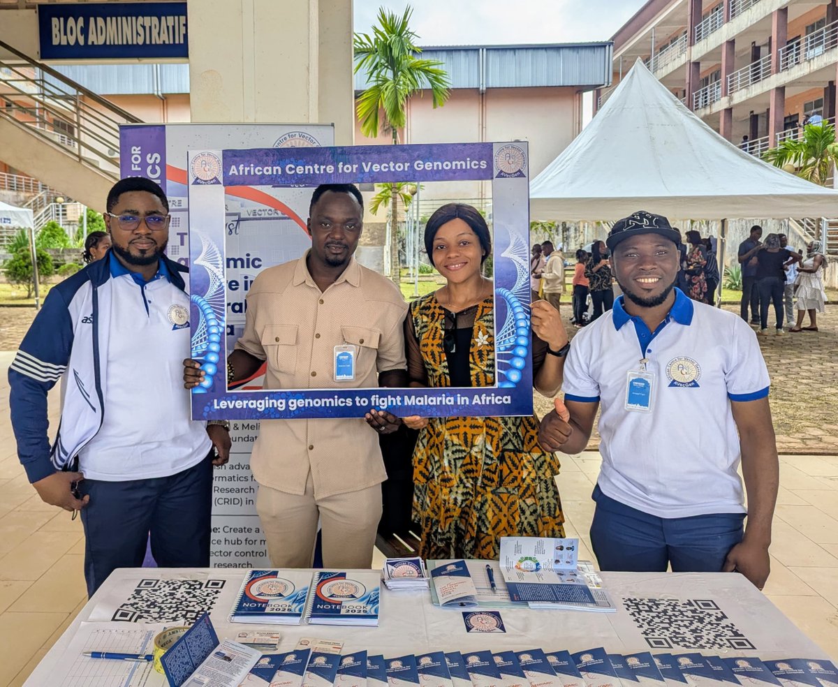 cam_crid's tweet image. A team from #CRID under the African Centre for Vector Genomics (#AVecGen) project is participating in the 5th #Malaria Vector Symposium from April 23 – 24, 2025. The event is ongoing at the #University of #Douala on the theme: Bridging research advances and community involvement.