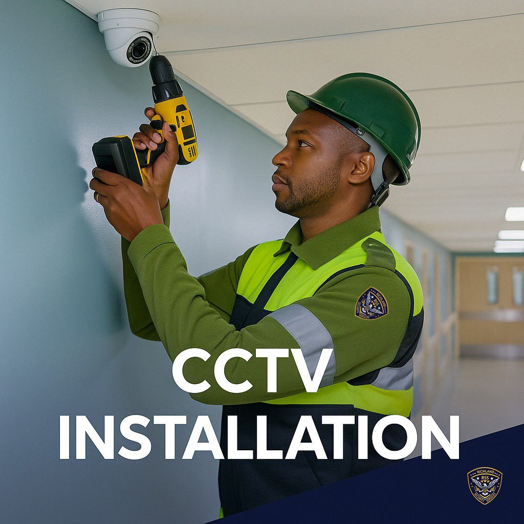 RichlandSec's tweet photo. RSS your watchful partner in protection.

Whether it’s residential, commercial, or institutional our CCTV Installation Services are designed to give you 24/7 surveillance with expert precision and zero blind spots.

#CCTVInstallation #SurveillanceSolutions https://t.co/mRQbZp2JcU