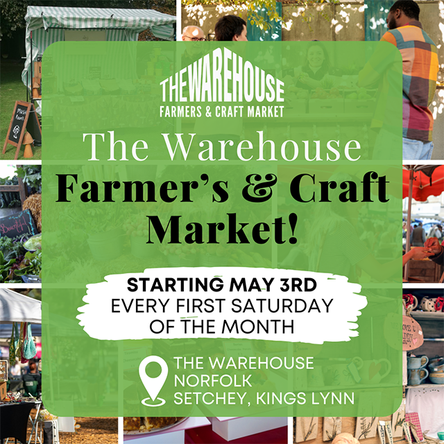 The first Farmers &amp; Craft Market at The Warehouse Norfolk is taking place soon. For all the details 👉️fb.me/e/8Do28zCWw?ut…