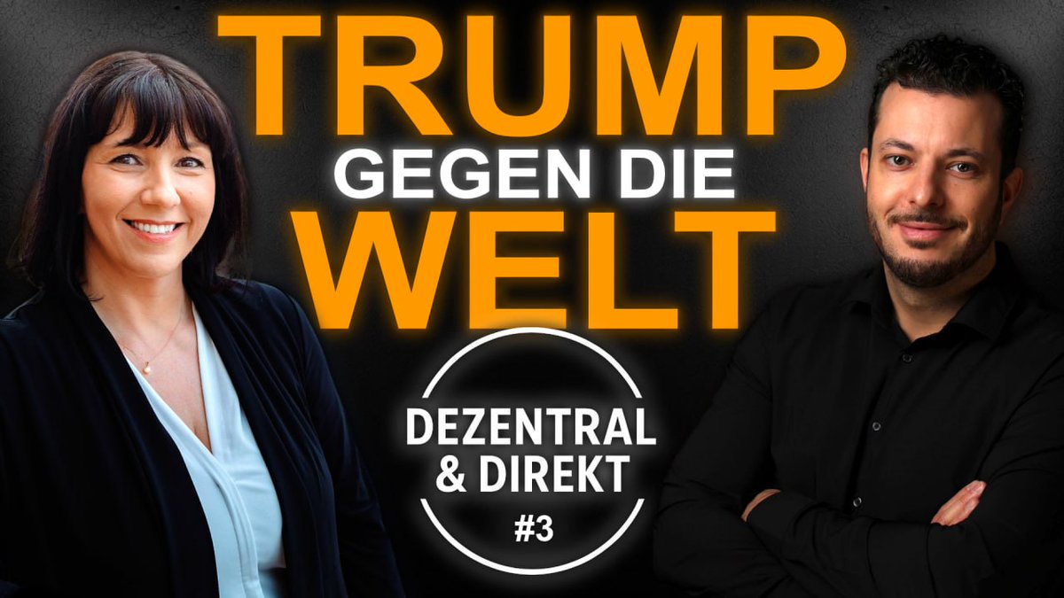 Trumps Politik: Kluger Schachzug oder fataler Fehler?

Das diskutiere ich mit <a href="/RomanReher/">Roman Reher</a> in unserem neusten Podcast von Dezentral &amp; Direkt:

youtu.be/jJrtHIzLn-8?si…

Gemeinsam beleuchten wir die Aspekte, die die Mainstream-Medien ausblenden oder einfach nicht verstehen.