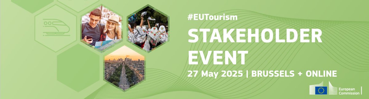 Fundación Galicia Europa (@fgaliciaeuropa) on Twitter photo 📢 O 27 de maio celébrase en Bruxelas e en liña o #EUTourism Stakeholder Event.
🏖️ ♻️ Organizado pola <a href="/ComisionEuropea/">Comisión Europea en España</a>, o evento reúne aos actores do sector turístico para discutir e colaborar na transformación verde e dixital do turismo europeo.
➕ℹ️ fundaciongaliciaeuropa.eu/evento/eutouri… 📢 O 27 de maio celébrase en Bruxelas e en liña o #EUTourism Stakeholder Event.
🏖️ ♻️ Organizado pola <a href="/ComisionEuropea/">Comisión Europea en España</a>, o evento reúne aos actores do sector turístico para discutir e colaborar na transformación verde e dixital do turismo europeo.
➕ℹ️ fundaciongaliciaeuropa.eu/evento/eutouri…