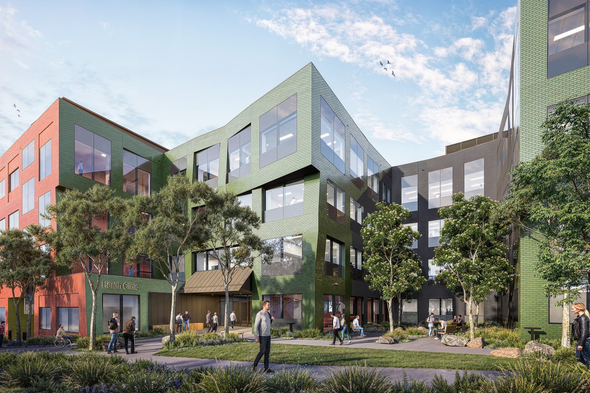 Woods_Bagot's tweet image. Woods Bagot is designing La Trobe University&apos;s $82M Health Clinic to address Australia&apos;s allied health worker shortage and offer affordable care.

Read more: bit.ly/4lx5Jvb

#peoplearchitecture #healthcare #healthdesign #biophilia #bundoora #plenary