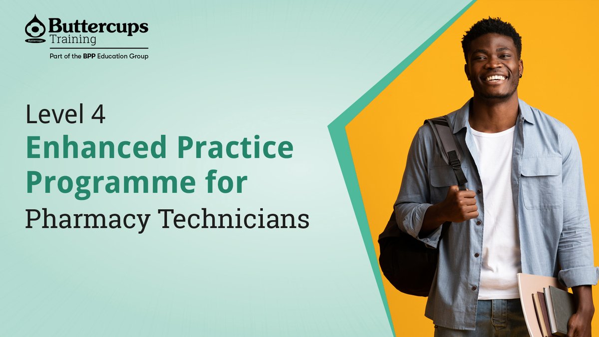 FromButtercups's tweet photo. Ready to take your pharmacy career to the next level? 

The Level 4 Enhanced Practice Programme is the perfect opportunity for pharmacy technicians to gain enhanced clinical and leadership skills to make a real impact in patient care!

https://t.co/ej1xKTnKCt

#ButtercupsTraining https://t.co/Oug40yHsoA