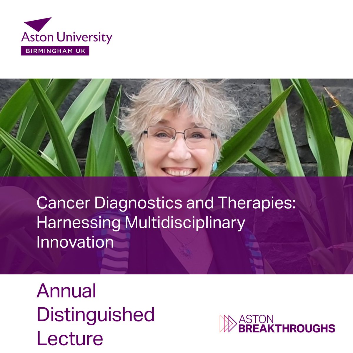 Aston University PR (@astonpress) on Twitter photo 👩🏫|Prof Magdalena Plebanski from <a href="/RMIT/">RMIT University</a> will give the <a href="/AstonUniversity/">Aston University</a> Annual Distinguished Lecture on 30/4
🔬She will look at advances in cancer treatment, including ovarian
💉Prof Plebanski develops vaccines, immunotherapies, and disease diagnostics
👉tinyurl.com/42y5v2zx 👩🏫|Prof Magdalena Plebanski from <a href="/RMIT/">RMIT University</a> will give the <a href="/AstonUniversity/">Aston University</a> Annual Distinguished Lecture on 30/4
🔬She will look at advances in cancer treatment, including ovarian
💉Prof Plebanski develops vaccines, immunotherapies, and disease diagnostics
👉tinyurl.com/42y5v2zx