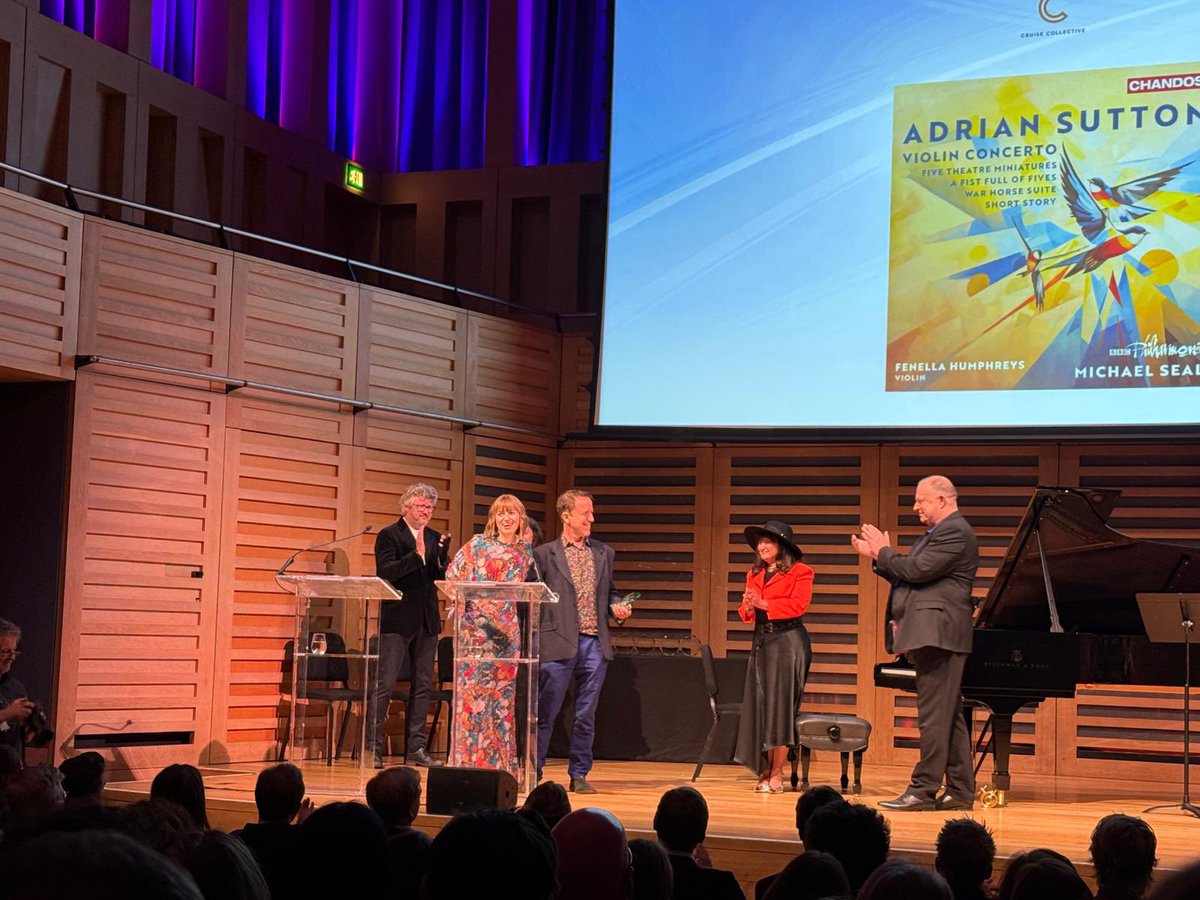Fenella Humphreys (@fhvln) on Twitter photo What an amazing night! 🥳🤩
Congrats <a href="/adriansutton/">Adrian Sutton</a> on winning <a href="/MusicMagazine/">BBC Music Magazine</a> Premiere Award! Such a joy to be part of this gorgeous <a href="/ChandosRecords/">Chandos Records</a> album and to record this fabulous music with the brilliant <a href="/batonflipper/">Michael Seal</a> & <a href="/BBCPhilharmonic/">BBC Philharmonic Orchestra</a>
Thanks to everyone who voted! ❤️ What an amazing night! 🥳🤩
Congrats <a href="/adriansutton/">Adrian Sutton</a> on winning <a href="/MusicMagazine/">BBC Music Magazine</a> Premiere Award! Such a joy to be part of this gorgeous <a href="/ChandosRecords/">Chandos Records</a> album and to record this fabulous music with the brilliant <a href="/batonflipper/">Michael Seal</a> & <a href="/BBCPhilharmonic/">BBC Philharmonic Orchestra</a>
Thanks to everyone who voted! ❤️