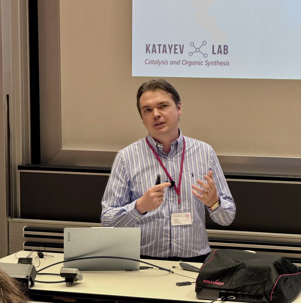 HelvChimActa (@helvchimacta) on Twitter photo <a href="/KatayevL/">KatayevLab</a> gives an overview of his research over the last years ‚Recent Advances in Functional Group Transfer Catalysis‘ in his #wernerprize lecture #sm25 <a href="/SwissChemistry/">Swiss Chemical Society</a> <a href="/DCBPunibern/">DCBPunibern</a> <a href="/KatayevL/">KatayevLab</a> gives an overview of his research over the last years ‚Recent Advances in Functional Group Transfer Catalysis‘ in his #wernerprize lecture #sm25 <a href="/SwissChemistry/">Swiss Chemical Society</a> <a href="/DCBPunibern/">DCBPunibern</a>