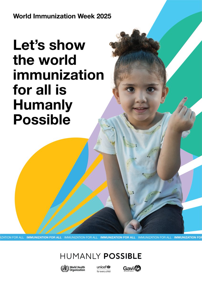 UNinIndia's tweet image. In the last 50 years alone, vaccines have saved almost 154 million lives.
This #WorldImmunizationWeek, we will bring to you stories of vaccines & their role in saving lives and preventing diseases.
Lets spread the message that Immunization
for All is Humanly Possible.