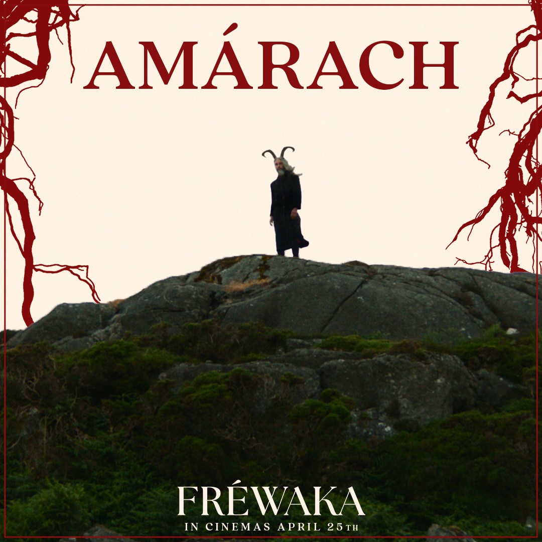 Amárach🐐.  

Tomorrow the past awakens.  One more sleep until the chilling Irish horror Fréwaka opens in Irish cinemas. 

See where it's playing near you 👉 wildcarddistribution.com/movie/frewaka

#IrishFilm #IrishHorror #Frewaka