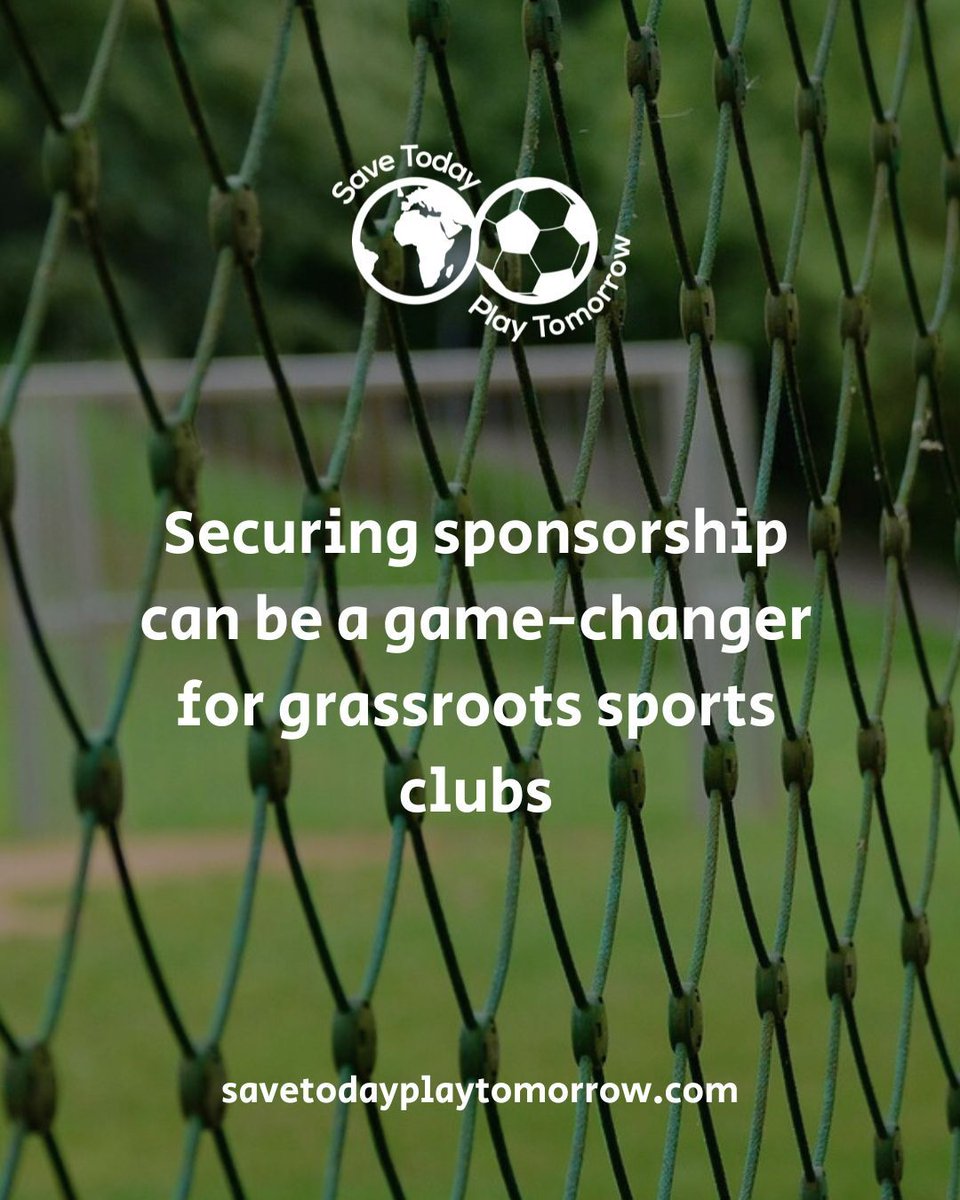 Diversify income &amp; build lasting partnerships to secure your club's future—on &amp; off the pitch. Explore our training for grassroots leaders &amp; volunteers.

👉 buff.ly/nqZIXqQ

#GrassrootsSports #Sponsorship #Sustainability #Funding #Partnerships
