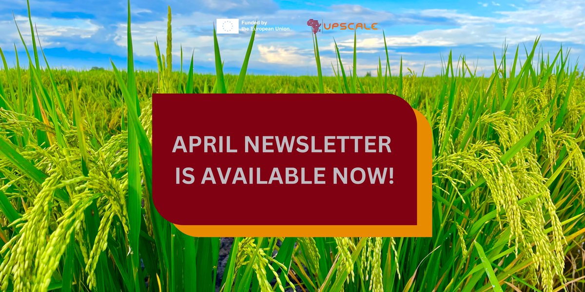 upscale_h2020's tweet image. 📢 April Newsletter is out there! 🚀
🌟In this edition, learn more about how disabled farmers can use push-pull technology and who are agripreneurs, as well as about past and upcoming events!
🔗 Subscribe now on ➡️ upscale-h2020.eu/newsletters/