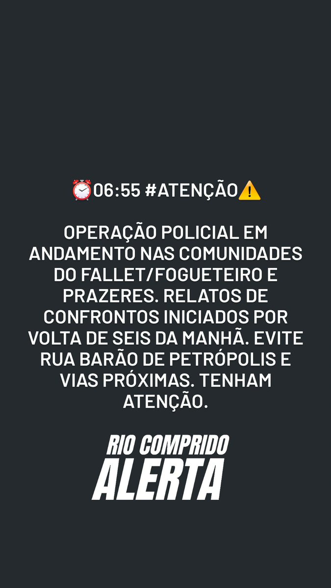 RCAlerta's tweet image. #Atenção ⚠️