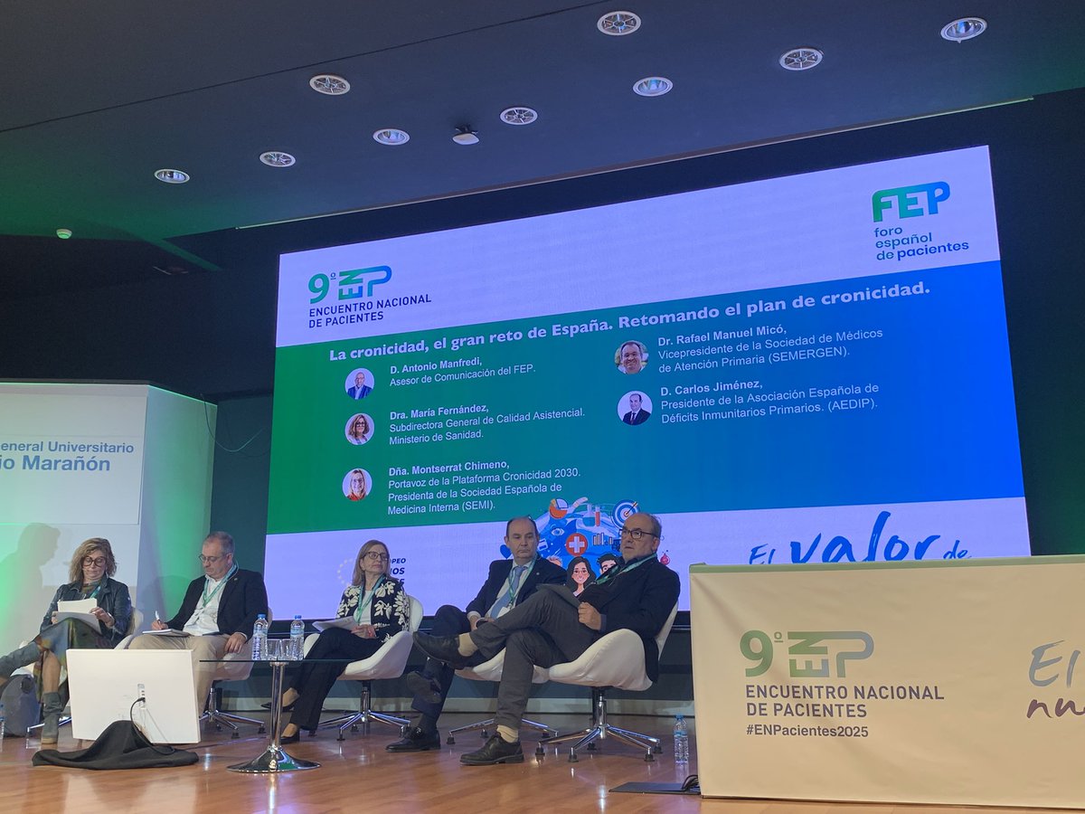 Ana Molinero 🇪🇺🇪🇸 (@anamolinero1) on Twitter photo Hablando de cronicidad. Plataforma Cronicidad Horizonte 2025
#ENPacientes2025 <a href="/fep_pacientes/">Foro Español de Pacientes</a> Hablando de cronicidad. Plataforma Cronicidad Horizonte 2025
#ENPacientes2025 <a href="/fep_pacientes/">Foro Español de Pacientes</a>