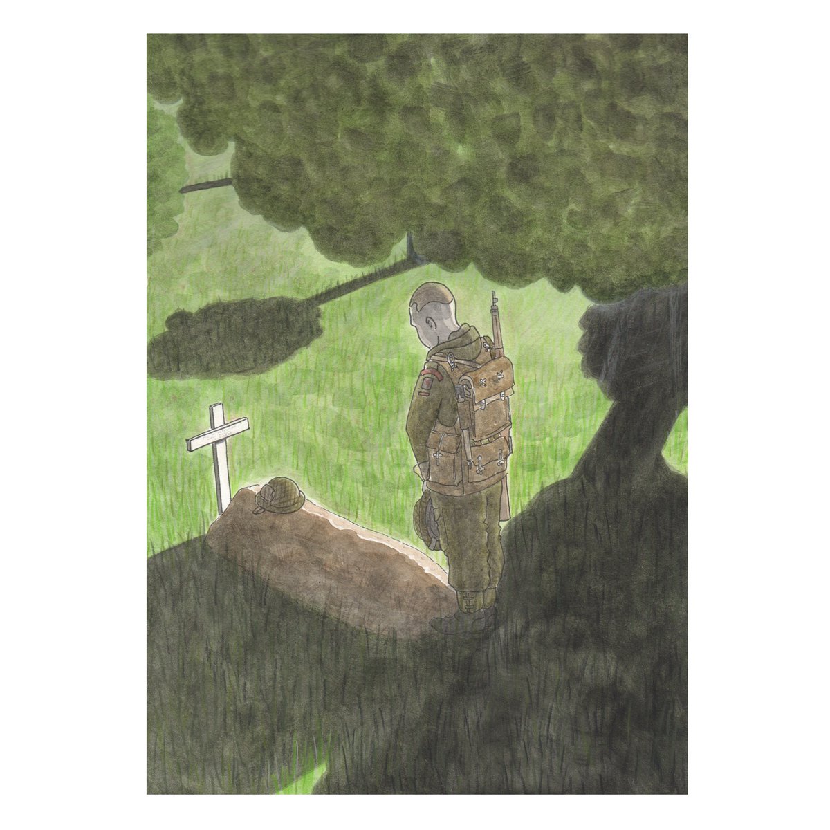 TJGodden's tweet photo. See all NORMANDY ‘44 paintings in my sale here: https://t.co/cRnVKyQgxt

#ww2 #Normandy44 #Normandy #illustration https://t.co/Ji2OwcYrxo