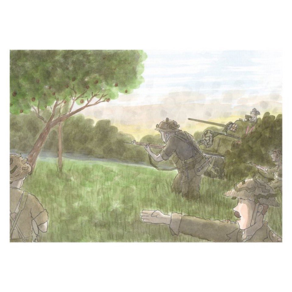 TJGodden's tweet photo. See all NORMANDY ‘44 paintings in my sale here: https://t.co/cRnVKyQgxt

#ww2 #Normandy44 #Normandy #illustration https://t.co/Ji2OwcYrxo
