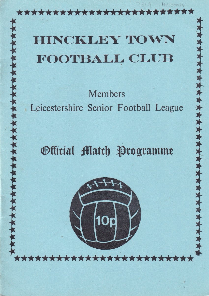 26/08/1978 - Hinckley Town v Hillcroft - Leicestershire Senior League Division One