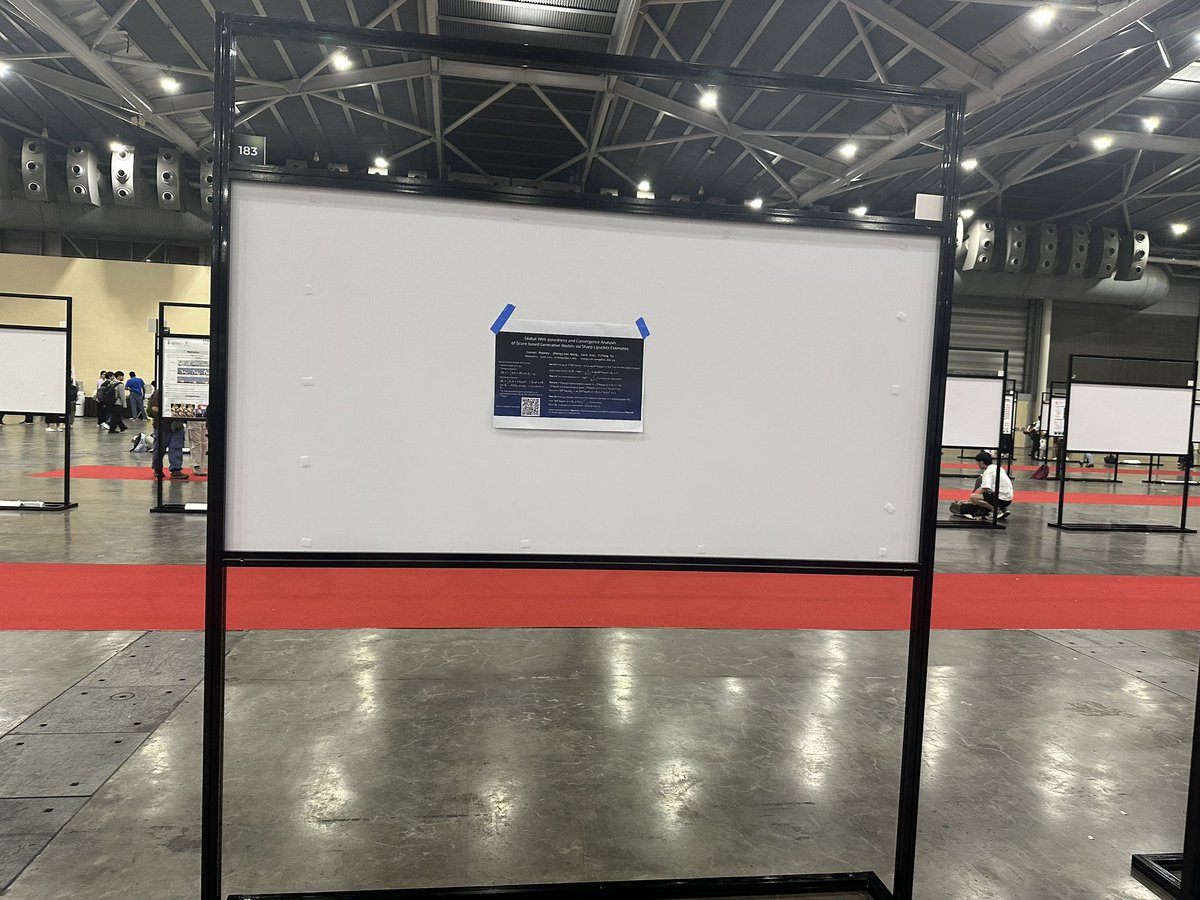 LongLeRobot's tweet image. most chad poster seen at ICLR.
The authors didn’t show up
> you guys wouldn’t understand the math anyway