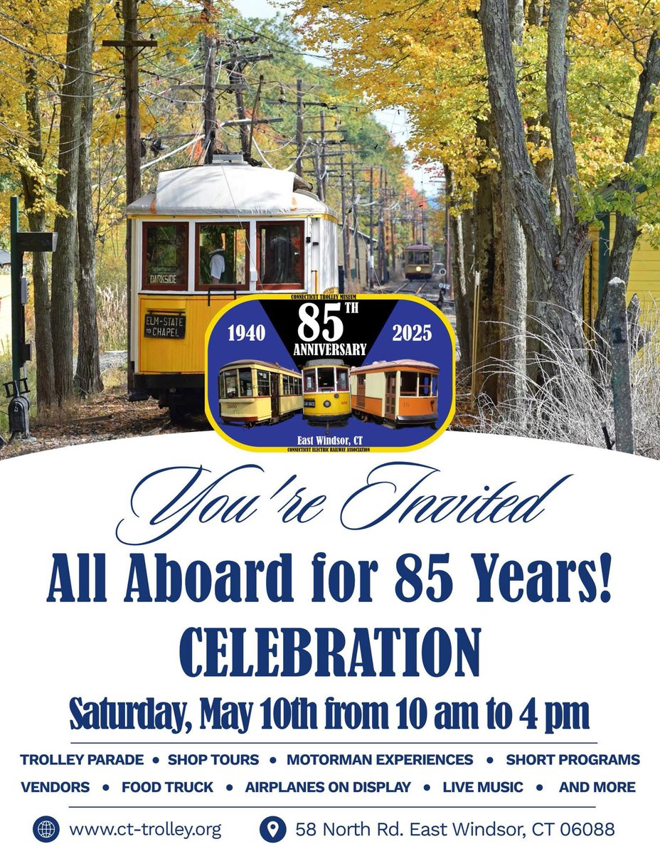 CT Trolley Museum tweet media