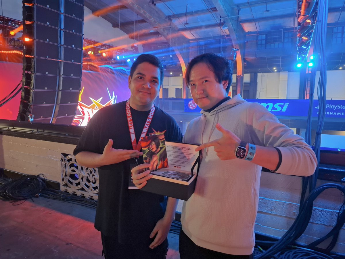 [What Guilty Gear means to us.]

To me, human connection is the most important thing about fighting games. And it's because of Guilty Gear that I've even been able to experience how fighting games bring people together from all over the world to create friendships and community.