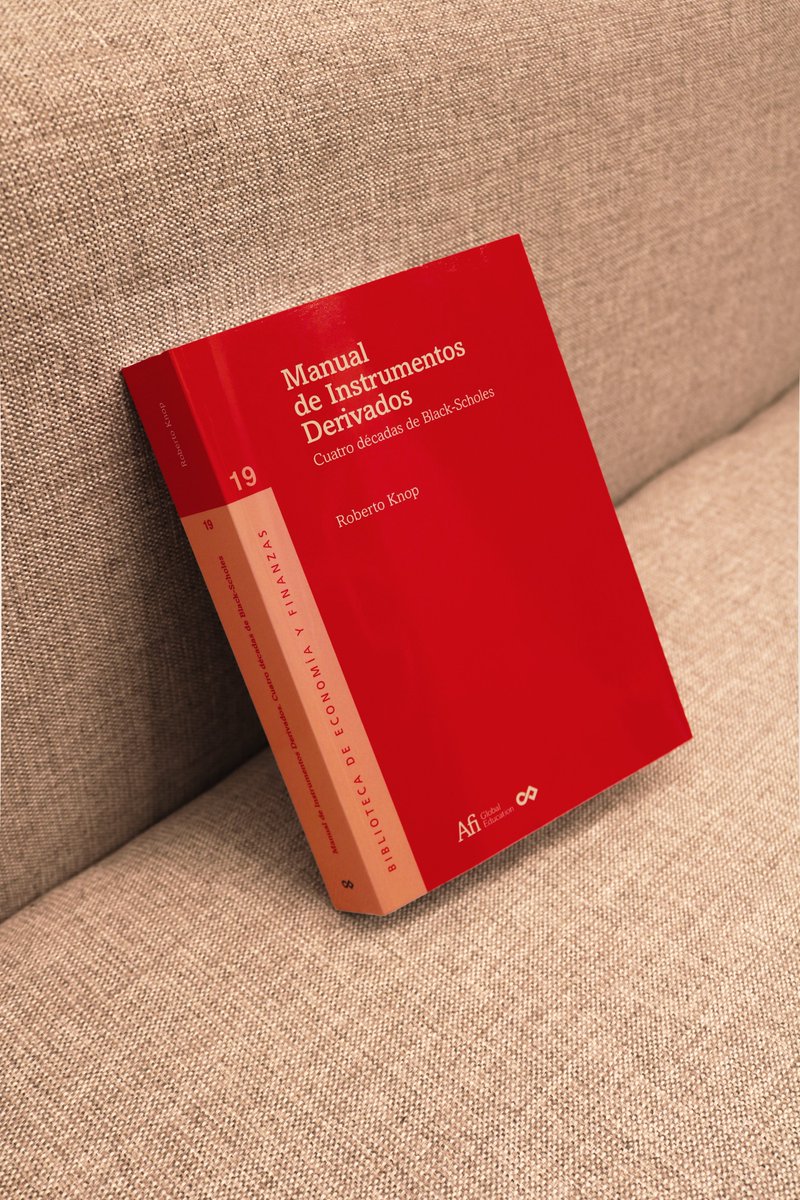 Afi Global Education (@afiglobaledu) on Twitter photo 📘¡Lanzamos la 3ª reimpresión del 'Manual de Instrumentos Derivados. Cuatro décadas de Black-Scholes'!
Más de 1.000 ejemplares vendidos. Un manual imprescindible para quienes quieren profundizar en el mundo de los #derivados financieros.
▶️bit.ly/44DTCq5
<a href="/RobertoKnopM/">Roberto Knop</a> 📘¡Lanzamos la 3ª reimpresión del 'Manual de Instrumentos Derivados. Cuatro décadas de Black-Scholes'!
Más de 1.000 ejemplares vendidos. Un manual imprescindible para quienes quieren profundizar en el mundo de los #derivados financieros.
▶️bit.ly/44DTCq5
<a href="/RobertoKnopM/">Roberto Knop</a>
