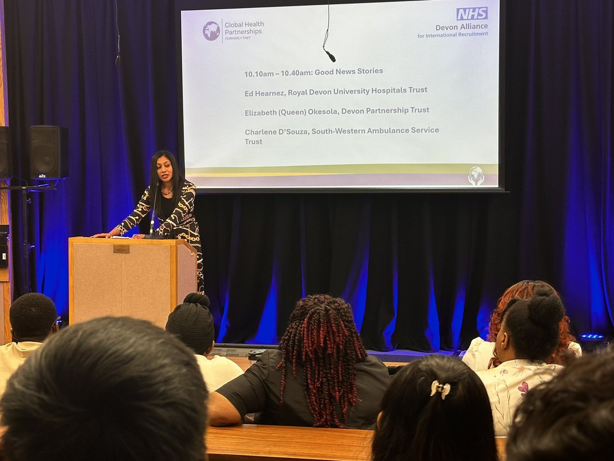 Global Health Partnerships (formerly THET) (@thetlinks) on Twitter photo <a href="/EdHernaez/">Ed Hernaez 🇵🇭</a> <a href="/DPT_NHS/">Devon Partnership NHS Trust</a> Originally from India, Charlene joined the NHS in 2022 after years in Dubai’s emergency care system 👩⚕️
She’s now a Clinical Team Leader at <a href="/swasFT/">South Western Ambulance Service</a>, and one of our 2025 Diaspora Champions 🏆 <a href="/DevonAllianceUK/">Devon Alliance For International Recruitment - UK</a> 🎉
Global talent 🤝 Local impact
#ExpertsInOurMidst #GlobalNHS <a href="/EdHernaez/">Ed Hernaez 🇵🇭</a> <a href="/DPT_NHS/">Devon Partnership NHS Trust</a> Originally from India, Charlene joined the NHS in 2022 after years in Dubai’s emergency care system 👩⚕️
She’s now a Clinical Team Leader at <a href="/swasFT/">South Western Ambulance Service</a>, and one of our 2025 Diaspora Champions 🏆 <a href="/DevonAllianceUK/">Devon Alliance For International Recruitment - UK</a> 🎉
Global talent 🤝 Local impact
#ExpertsInOurMidst #GlobalNHS