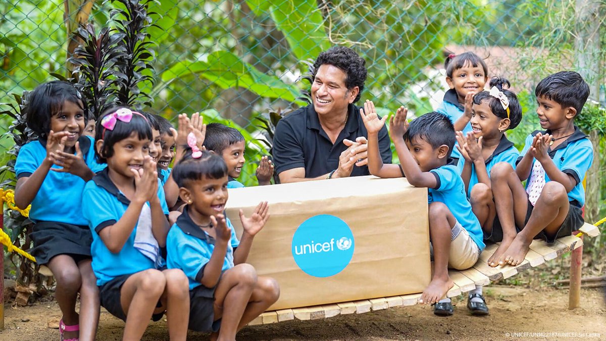 UNICEFROSA's tweet image. Wishing a very happy birthday to @sachin_rt, our Regional Goodwill Ambassador!
Thank you for your continued support in advancing children's rights and championing UNICEF’s work across South Asia.
#ForEveryChild
@UNICEFIndia