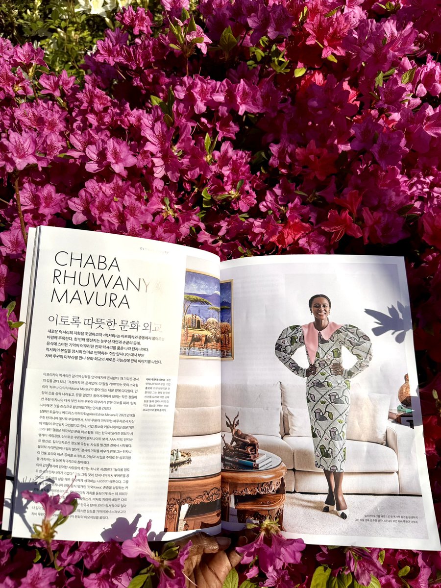 chabaSIR's tweet photo. Featured in an interview with  @luxuryeditors for May 2025, where I reflect on the essence of cultural diplomacy that gracefully bridges Tanzania and Korea through the exquisite realms of cuisine, fashion, &amp; craft. Celebrating the richness of our heritages #TanzaniaKoreaRelations https://t.co/A7N90OzZ6X