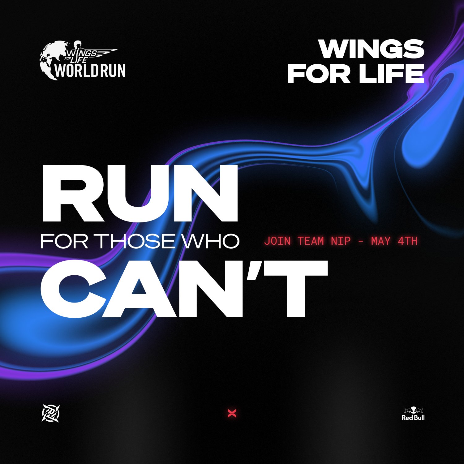 XBorg Joins Team NIP for Wings For Life Run