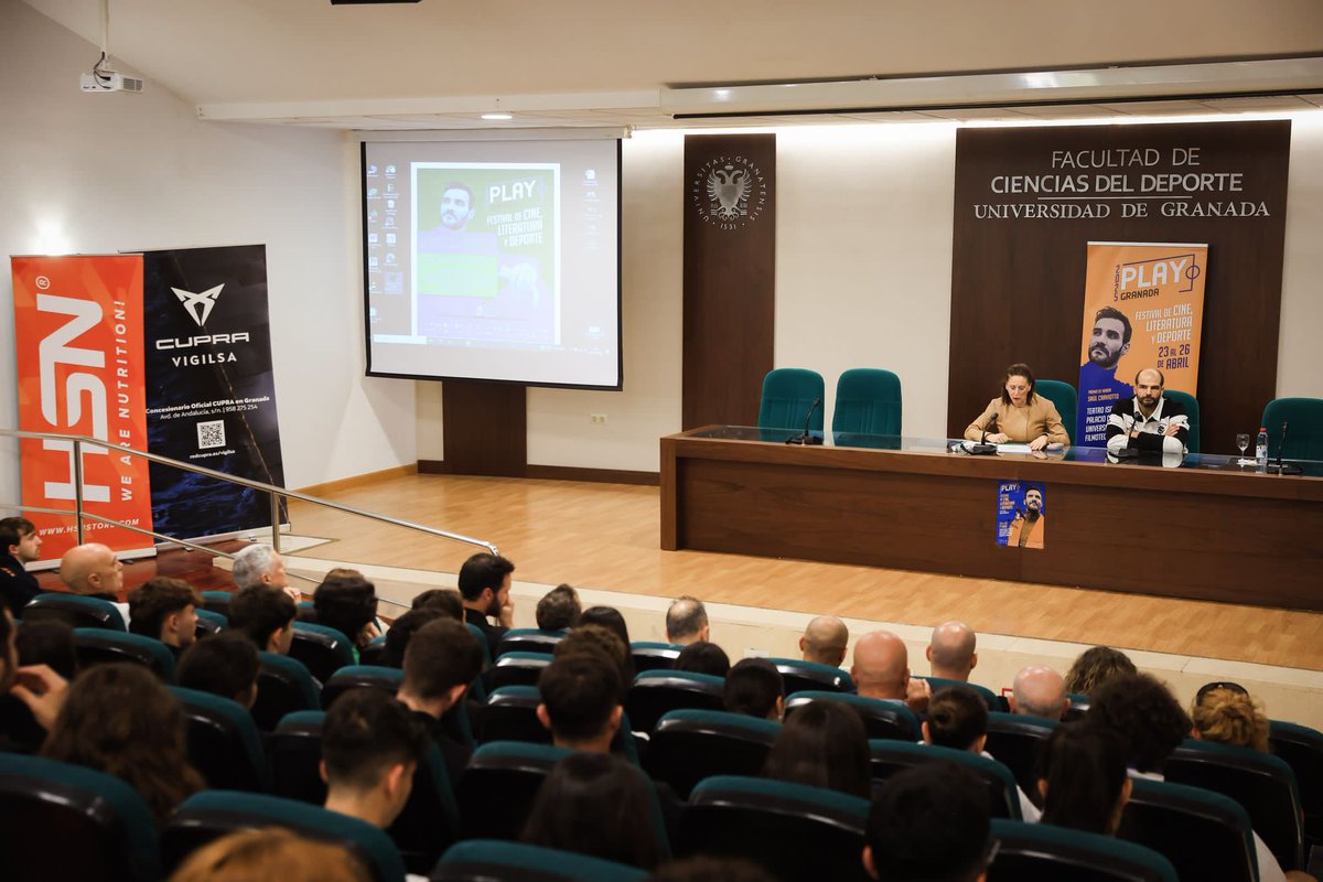 READY, STEADY... GO!🏁

Comenzamos fuerte el segundo día con la conferencia de <a href="/Saul_Craviotto/">Saúl Craviotto</a>, nuestro "Premio de Honor Toño Santos"🚣‍♂️

La <a href="/Fac_Deporte_UGR/">Ciencias Deporte UGR</a>, con ayuda de <a href="/HSNstore/">HSN · #WeAreNutrition</a> y Cupra Máster Vigilsa, ha sido hoy escenario de reflexión de uno de los mayores deportistas👟🏅