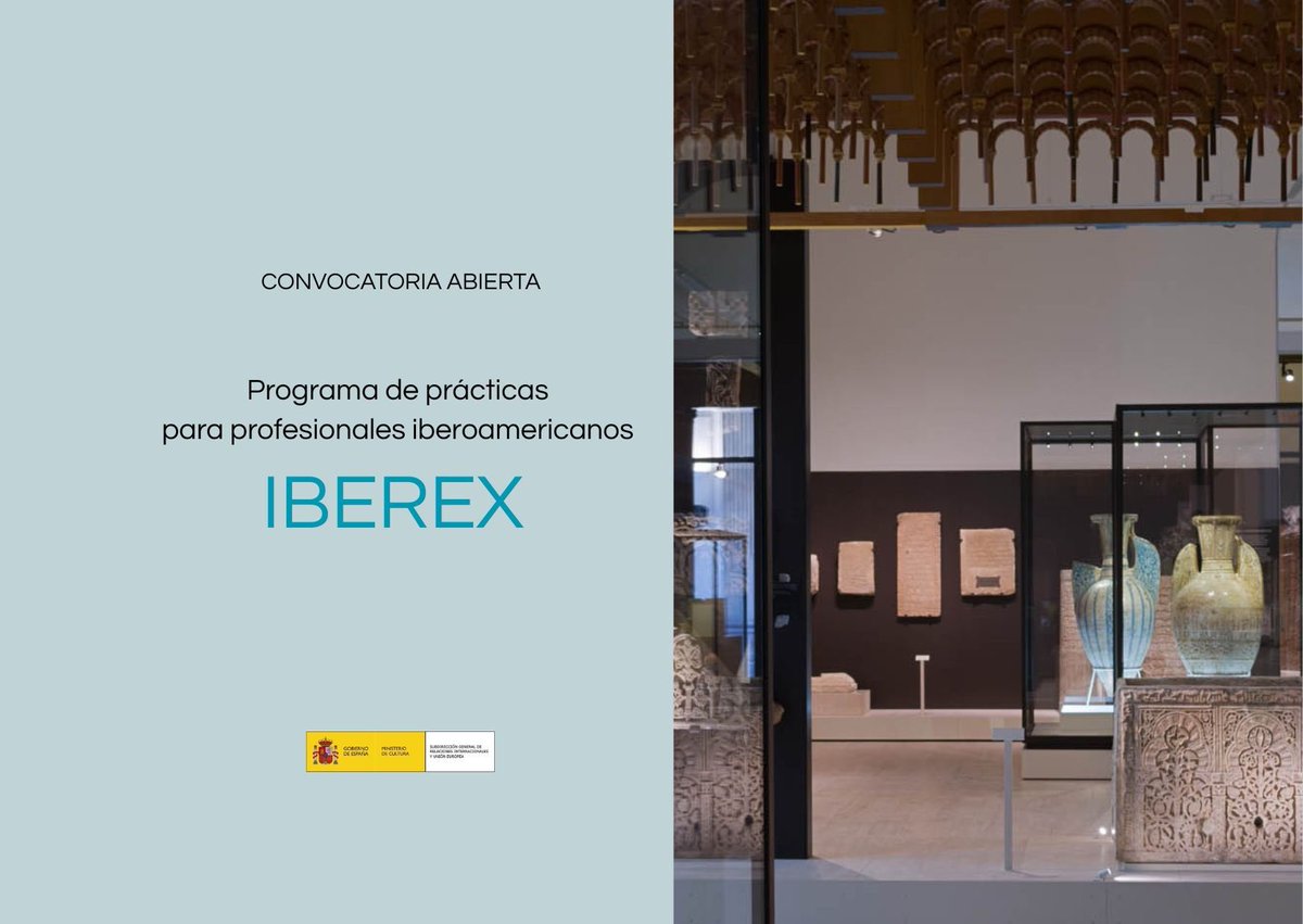 Archivos Estatales (@archivosest) on Twitter photo 📢 Abierta convocatoria 2025 del Programa #Iberex de ayudas para estancias de formación en instituciones culturales de <a href="/culturagob/">Ministerio de Cultura</a> 🇪🇸 para archiveros/as de Iberoamérica, Guinea Ecuatorial, Filipinas y Puerto Rico
📅Plazo presentación: hasta el 26 de mayo
🔗n9.cl/iberex 📢 Abierta convocatoria 2025 del Programa #Iberex de ayudas para estancias de formación en instituciones culturales de <a href="/culturagob/">Ministerio de Cultura</a> 🇪🇸 para archiveros/as de Iberoamérica, Guinea Ecuatorial, Filipinas y Puerto Rico
📅Plazo presentación: hasta el 26 de mayo
🔗n9.cl/iberex