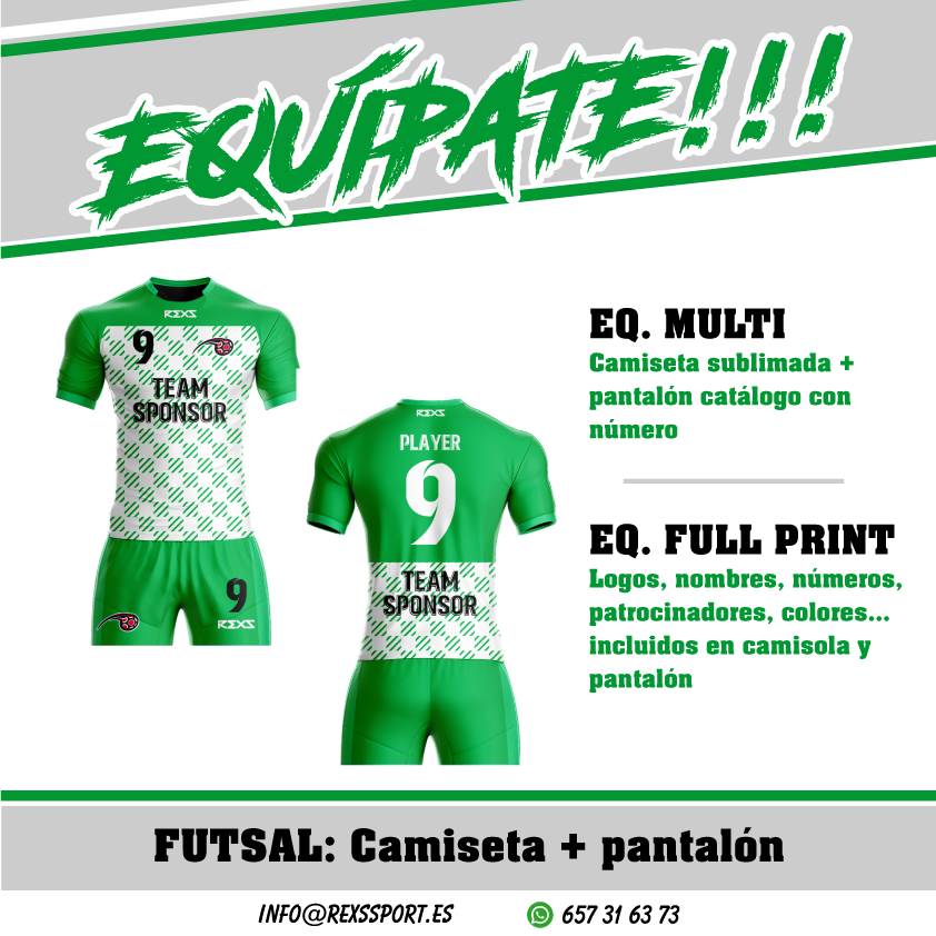 EQUÍPATE!!! ⚽️⚽️⚽️

Aprovecha nuestra promoción de mayo
#Futsal #FutsalFemenino 

#RexsSport #RexsFutsal #RexsPureImpact