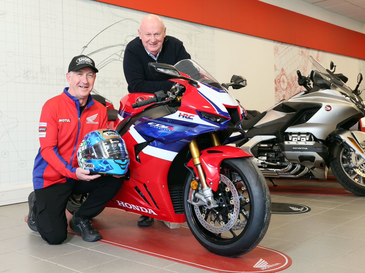 The @briggs_niroi NW200 is delighted that Honda will supply Fireblade and CBR600RR machines for our travelling marshals during 2025 race week supplied by Ballymena Honda. Feridax will also supply a <a href="/ShoeiHelmetsUK/">Shoei Helmets UK</a> helmet for each marshal. 
<a href="/HondaUKBikes/">Honda UK Motorcycles</a> 

tinyurl.com/244cfwn5