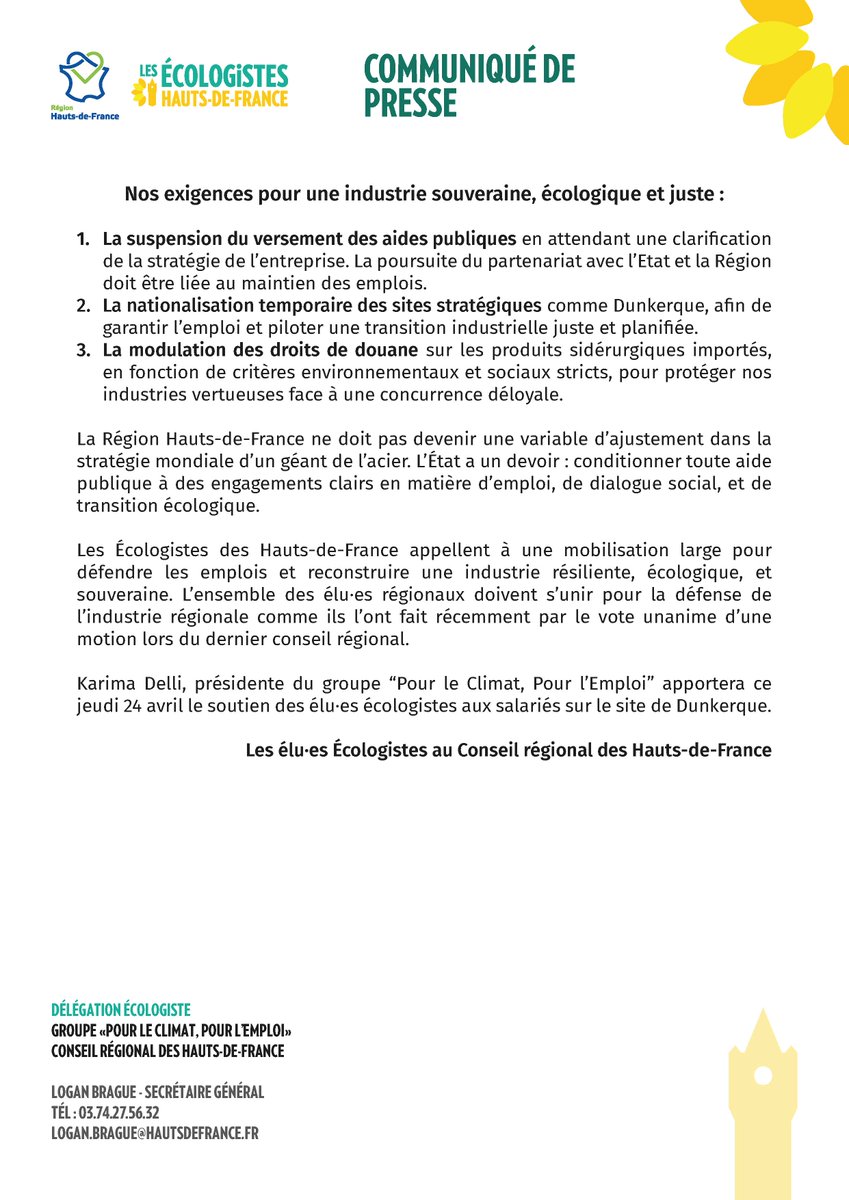 Les Écologistes Hauts-de-France tweet media