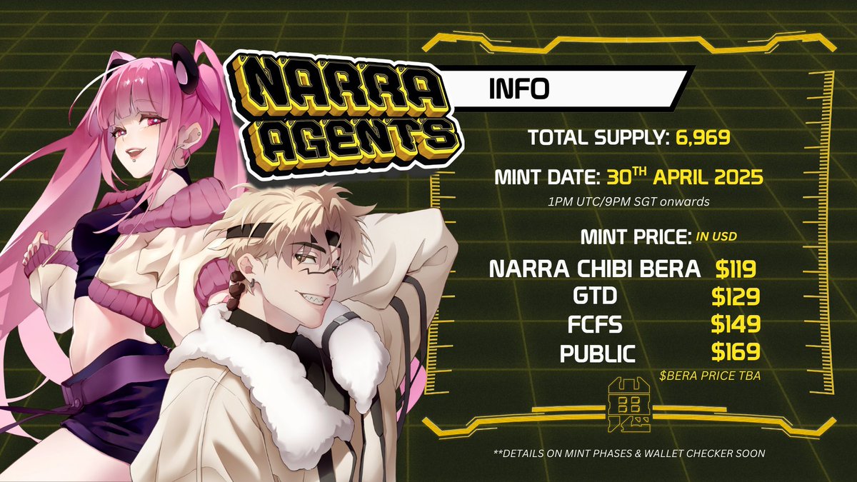 Huge potential that is launching to <a href="/berachain/">Berachain Foundation 🐻⛓</a>

The art is 💯 real deal.
The hype is good.

Let me introduce you to <a href="/narralayer/">Narra</a> 📝

They are building an AI agent entertainment for everyone to try. It is called Narragotchi, basically a humanized AI agent that is inspired by any