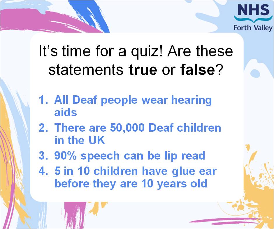 slt_fv's tweet image. It's time to bust some myths about Deafness!
We have 4 questions for you to think about - check back later for the answers and see how many you know.
#sltfv #DeafAwareness2025