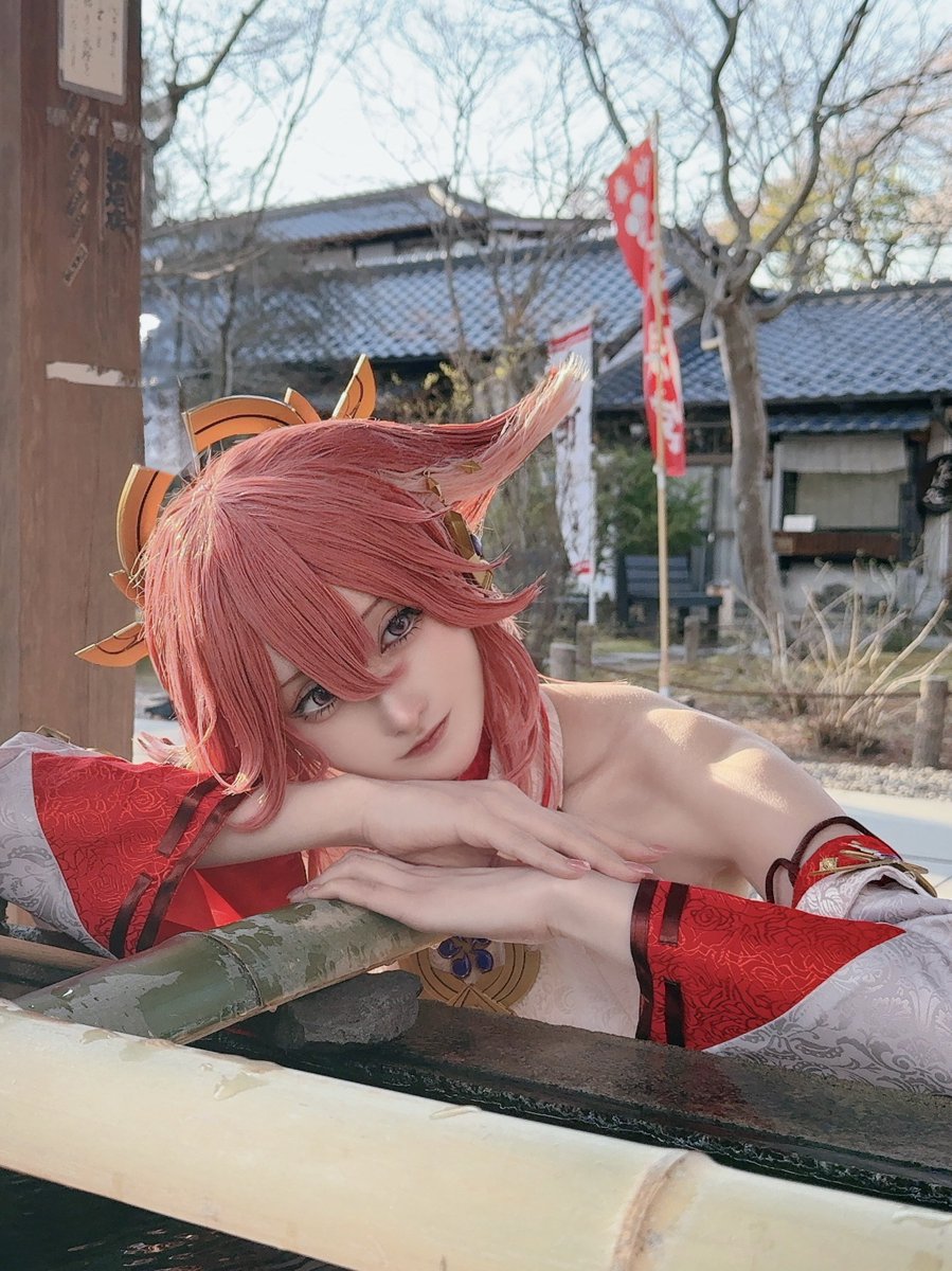 himononeko's tweet photo. 鳴神大社

#GenshinImpact 
#原神 https://t.co/ZH1yVpKdFF