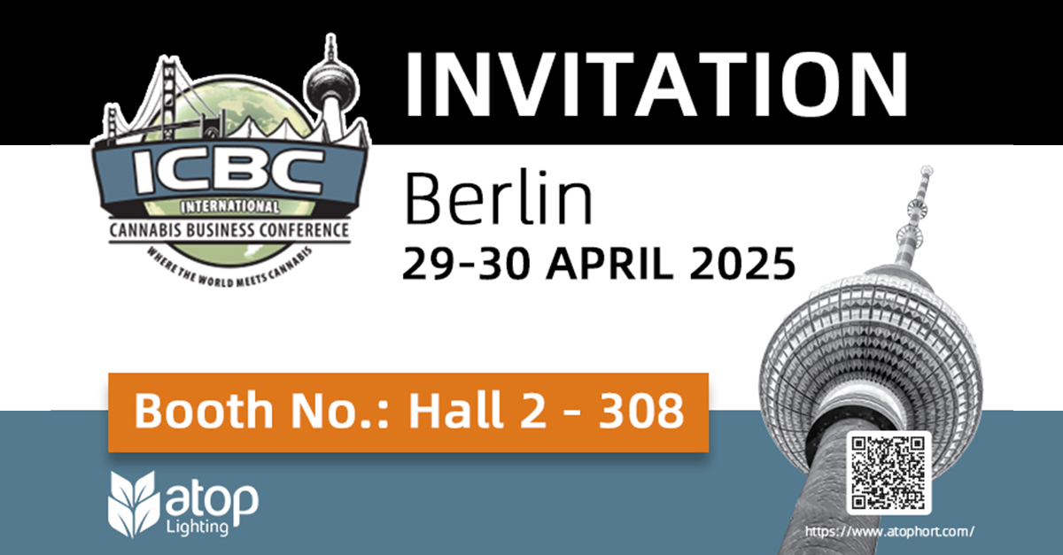 AtopLighting's tweet image. 🌿 Just a few days to go until ICBC Berlin!

Swing by Hall 2, Booth 308 to catch up with us. We’ll be showcasing our latest horticulture lighting solutions, and we’d love to show you what’s new! 💡🌱

See you there?

#ICBCBerlin #HorticultureLighting #GrowLightSolutions