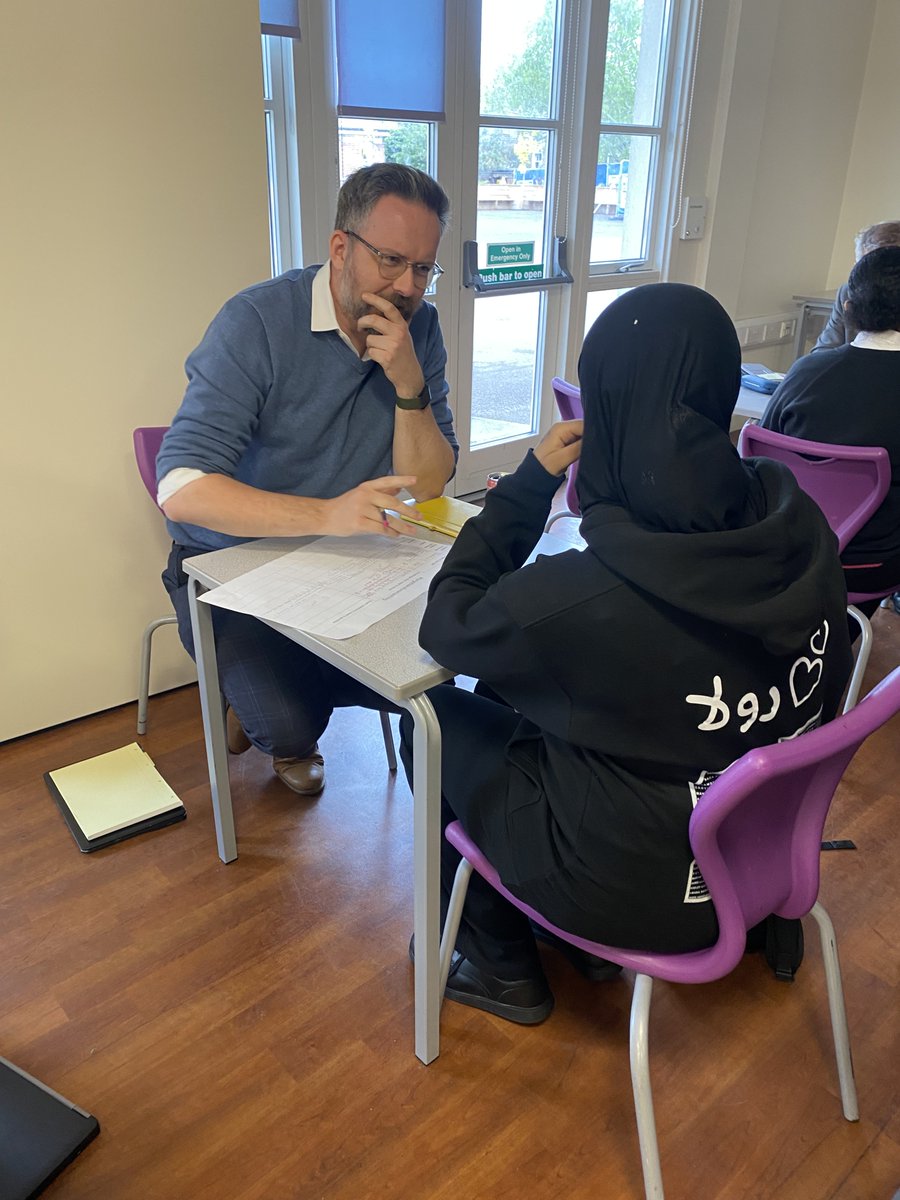 With only just over 2 weeks until our exam season starts, our Year 11s met with their teacher for detailed feedback and advice to support their ongoing revision after school. We are so impressed with their dedication to their studies and the independence they are showing.