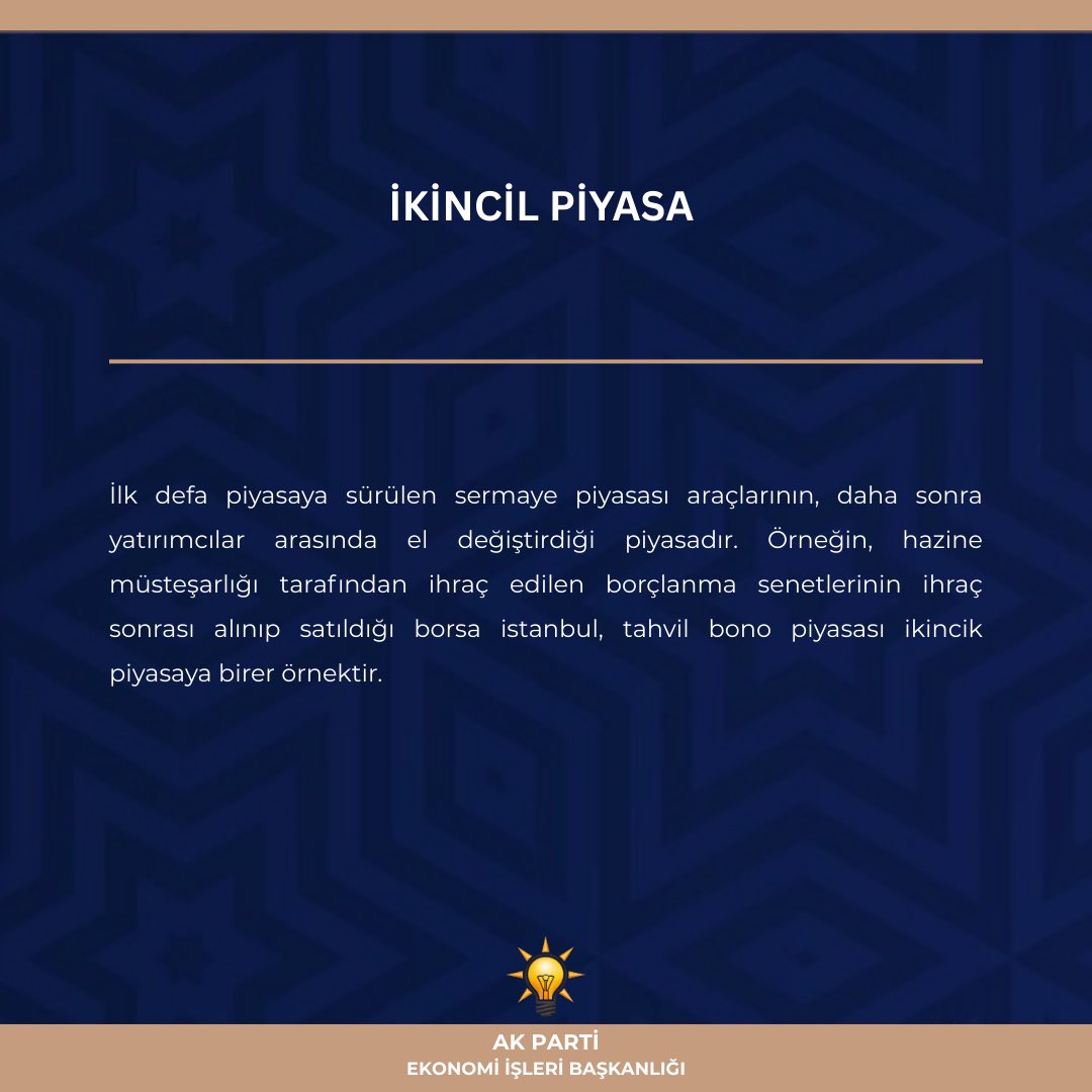 AK Parti Ekonomi İşleri Başkanlığı tweet media