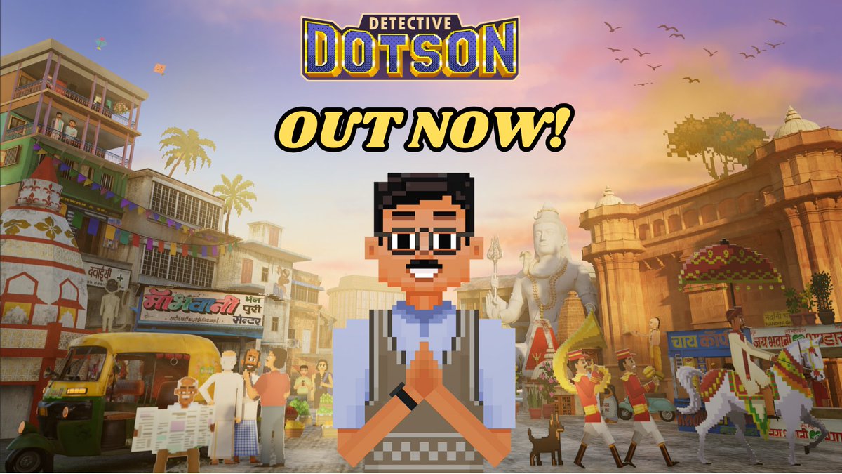 MasalaGames's tweet image. Today's THE Day!

For everyone that's jumping into the game today or through the weekend and the many days to come - Thank you!💙

#DetectiveDotson is OUT NOW! 🥳

In two hours, we'll be premiering the movie on @YouTubeIndia!🎉

The whole team will be there watching the premiere!