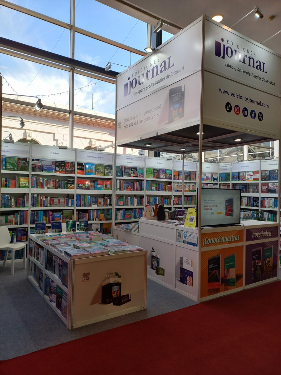 Elsevier Español (@elsevier_es) on Twitter photo 📚¿Todavía no te has pasado por nuestro stand de la <a href="/ferialibro/">Feria del Libro</a> de #BuenosAires? A qué esperas, descubre todas nuestras novedades editoriales de la mano de <a href="/JournalARG/">Ediciones Journal</a>
📌Pabellón Verde, Stand 1208
📅 Hasta 12 de mayo 📚¿Todavía no te has pasado por nuestro stand de la <a href="/ferialibro/">Feria del Libro</a> de #BuenosAires? A qué esperas, descubre todas nuestras novedades editoriales de la mano de <a href="/JournalARG/">Ediciones Journal</a>
📌Pabellón Verde, Stand 1208
📅 Hasta 12 de mayo
